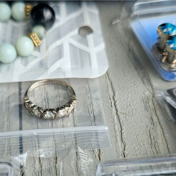 Body jewelry bundle w carry bag 60+ pc lot labret nose ring ear wrist - Picture 16 of 16